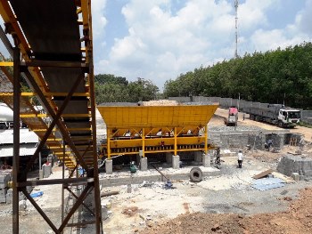 Điều khiển giám sát trạm trộn 75m3/h bình phước